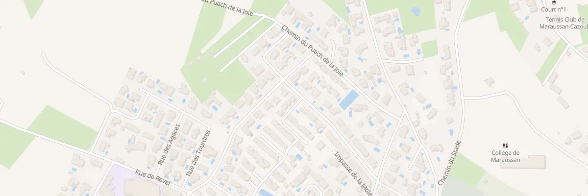 Plan du 247 Rue de la Boscaride à Maraussan