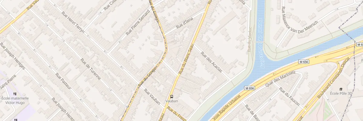 Plan du 286 Rue du Blanc Seau à Tourcoing