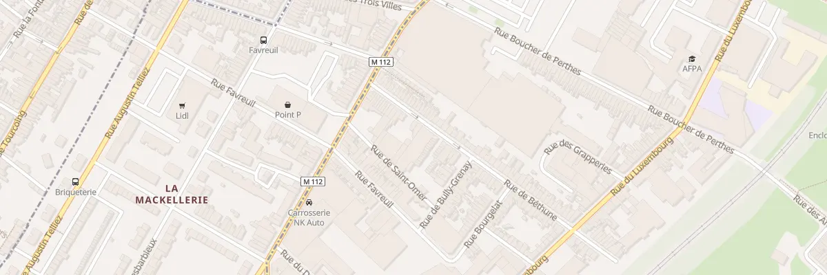 Plan du 67 Rue de Béthune à Roubaix