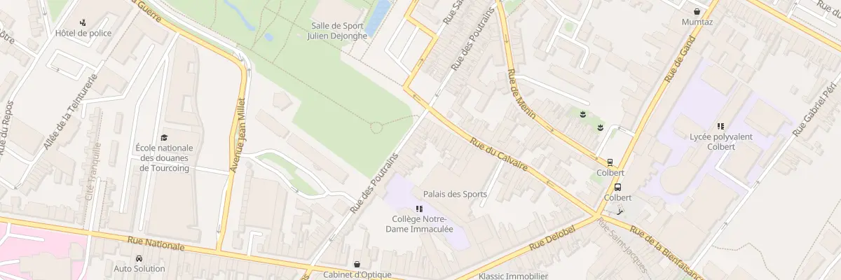 Plan du 130 Rue des Poutrains à Tourcoing