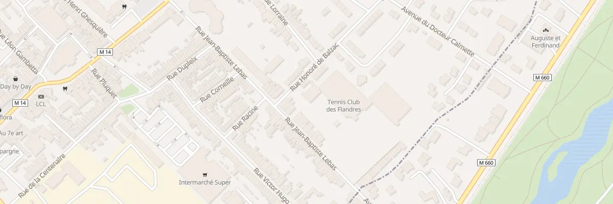 Plan du 69 Rue Jean-Baptiste Lebas à Croix
