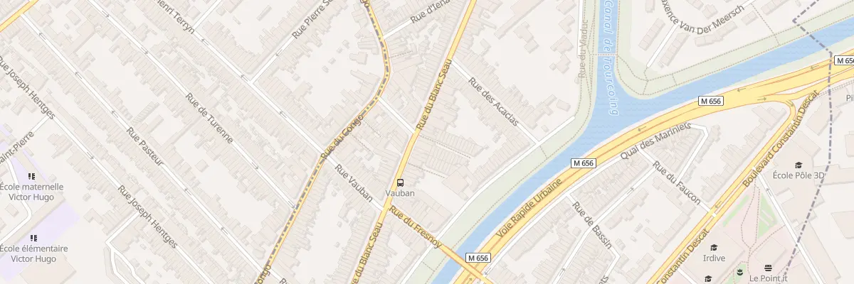 Plan du 305 Rue du Blanc Seau à Tourcoing