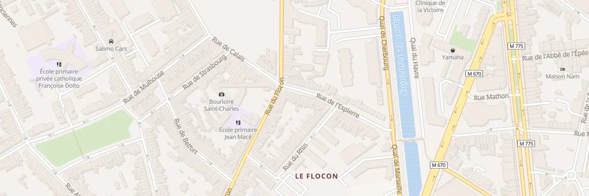 Plan du 6 Rue de l’ Espierre à Tourcoing