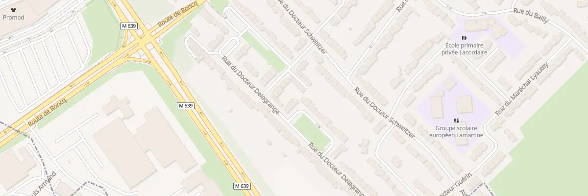 Plan du 19 Rue du Docteur Delegrange à Neuville-en-Ferrain