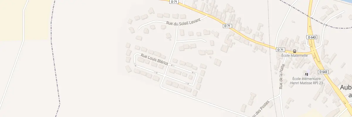 Plan du 25 Rue Rene Mouchotte à Aubencheul-au-Bac
