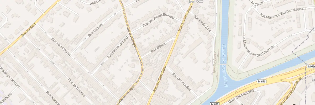 Plan du 15 Rue d’Iéna à Tourcoing
