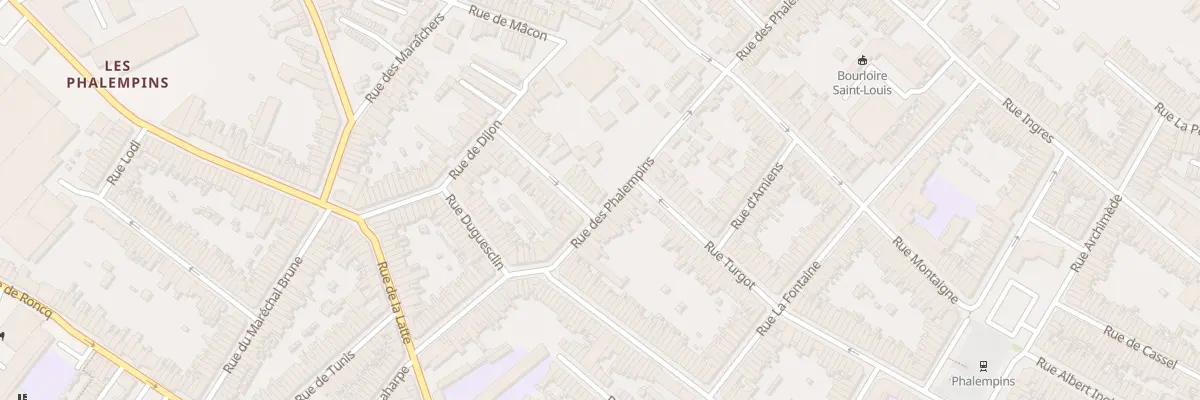 Plan du 67 Rue des Phalempins à Tourcoing