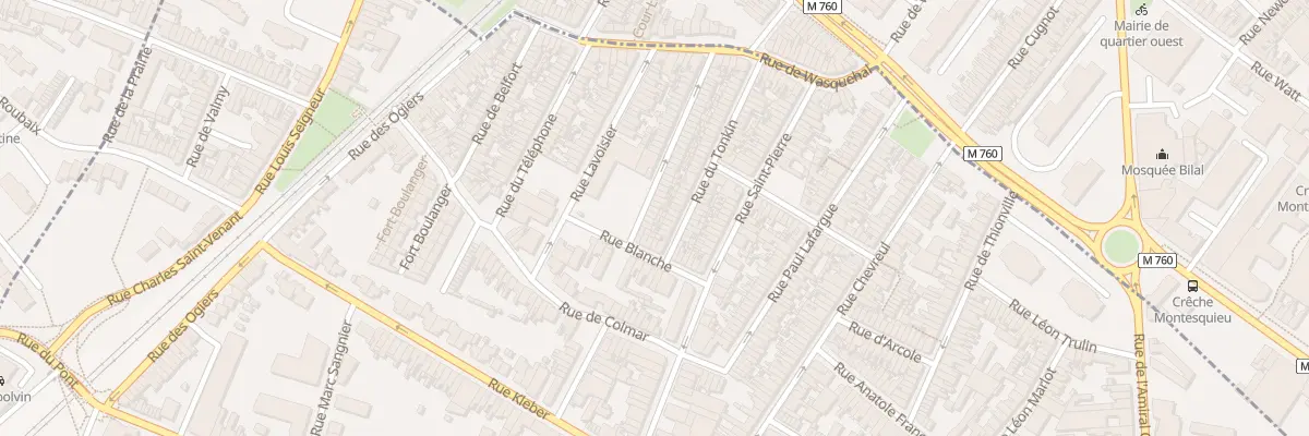 Plan du 55 Rue Saint-Jacques à Croix