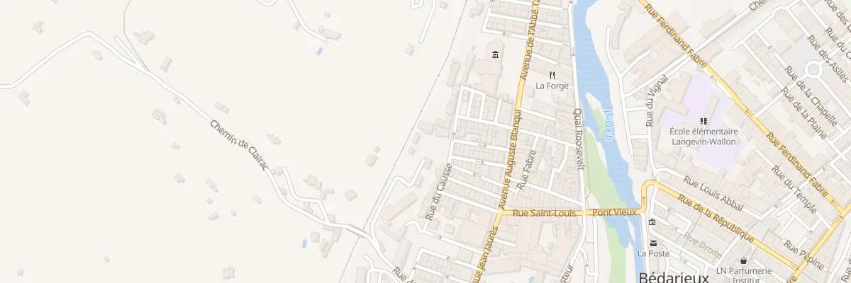 Plan du 13 Rue du Causse à Bédarieux
