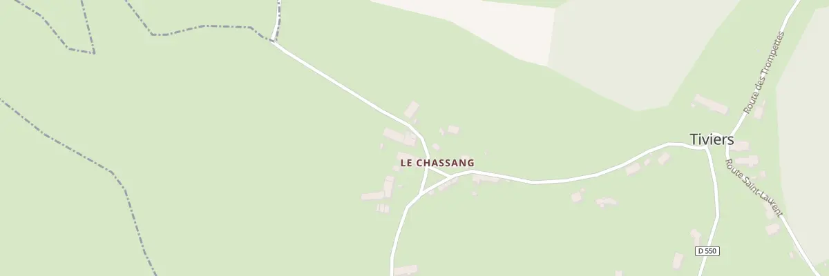 Plan du 5007 Le Chassang à Tiviers