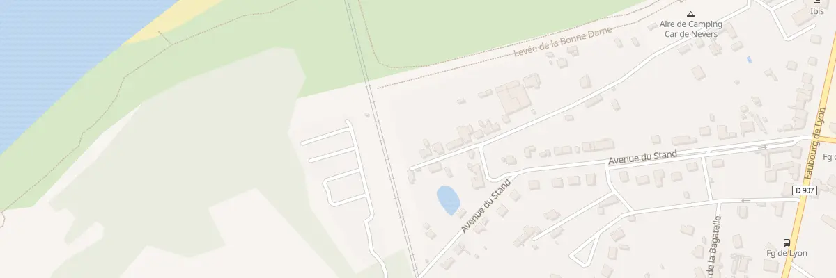 Plan du 22 Rue Plateau de la Bonne Dame à Nevers