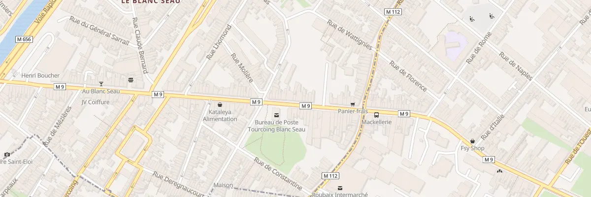 Plan du 149 Rue de Mouvaux à Tourcoing