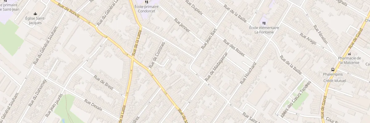 Plan du 5 Rue Saint Louis à Tourcoing