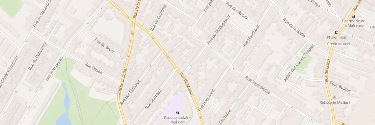 Plan du 5 Rue de Madagascar à Tourcoing