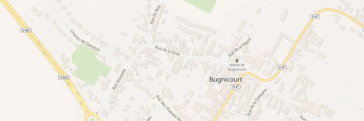 Plan du 23 Rue de la Rose à Bugnicourt