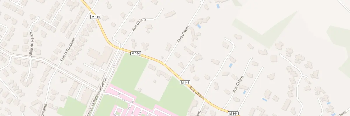 Plan du 96 Rue d’Hem à Villeneuve-d’Ascq