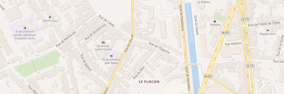 Plan du 12 Rue de l’ Espierre à Tourcoing