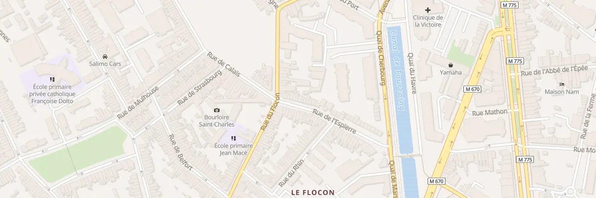 Plan du 7 Rue de l’ Espierre à Tourcoing