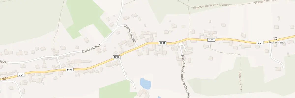 Plan du 22 Rue de Roche à Berny-Rivière