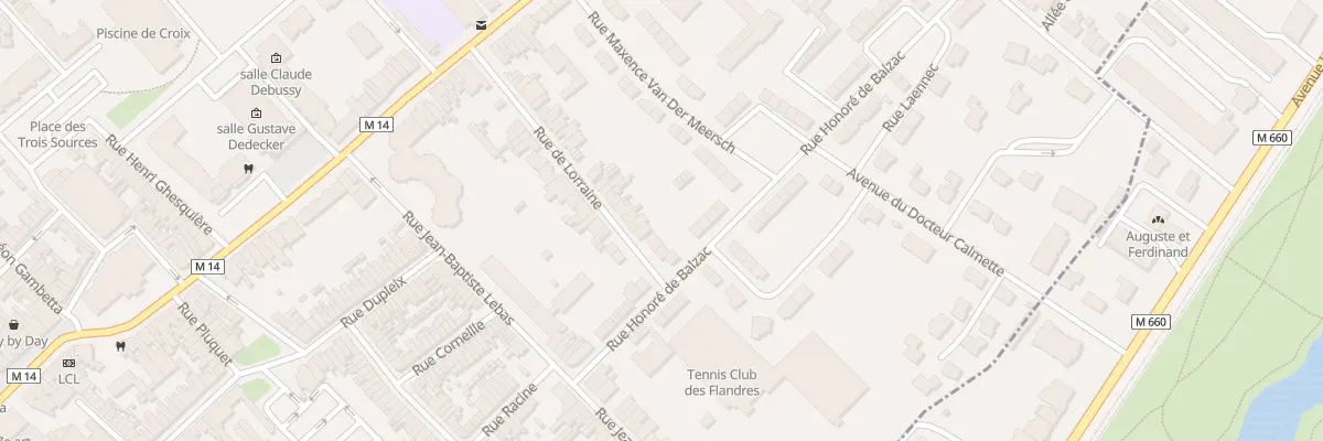 Plan du 55 Rue de Lorraine à Croix