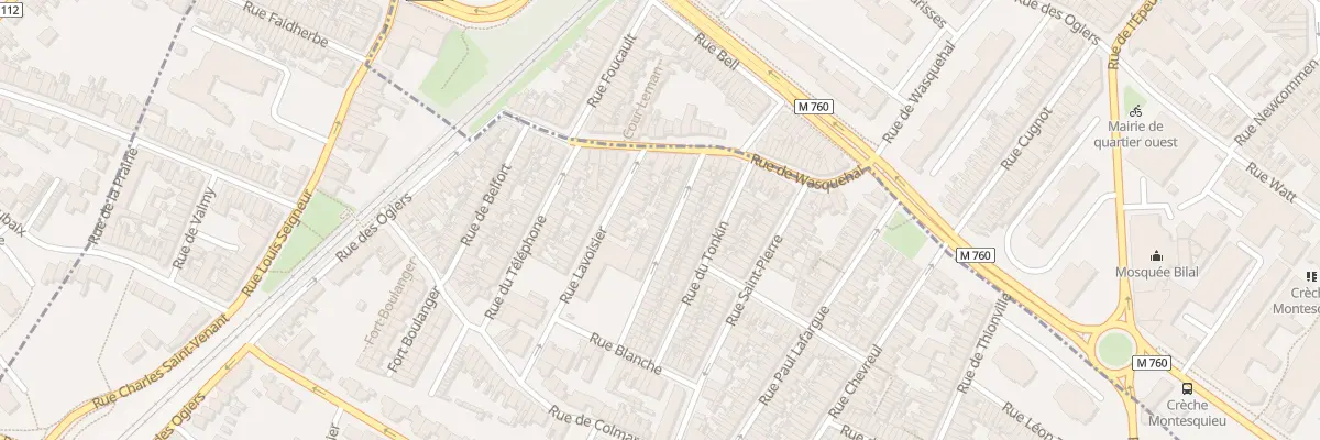 Plan du 16 Rue Saint-Jacques à Croix