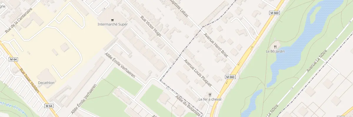 Plan du 118 Rue Victor Hugo à Croix