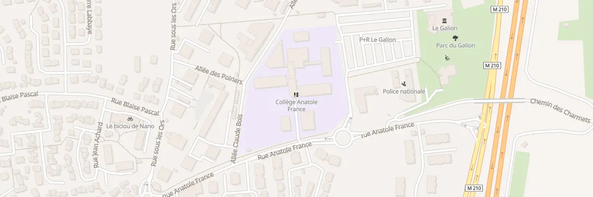 Plan du 9001 Rue Anatole France à Gerzat