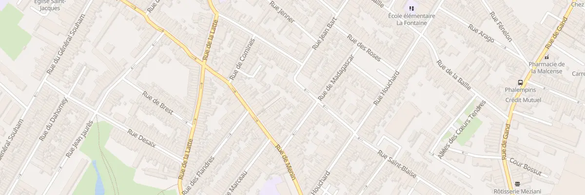 Plan du 121 Rue Saint Blaise à Tourcoing