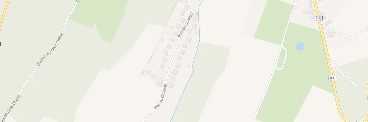Plan du 13 Rue de Cavessy à Blérancourt