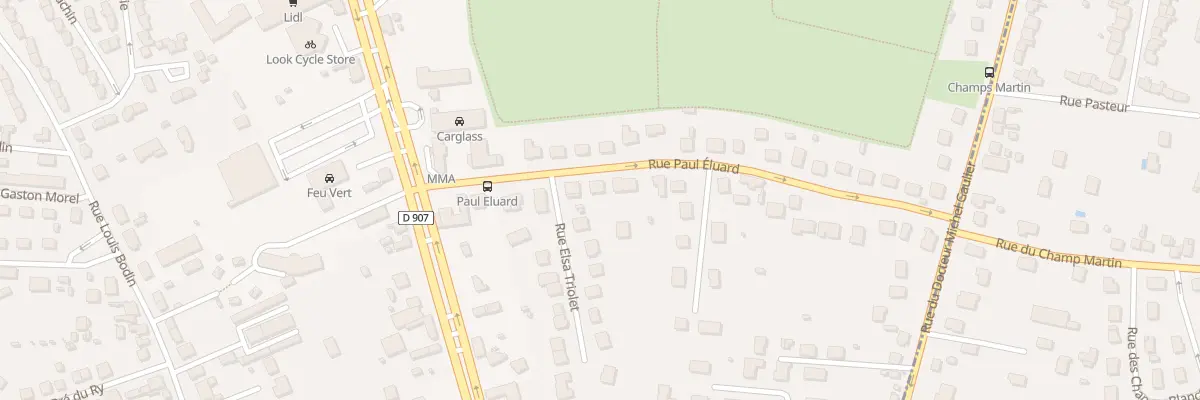 Plan du 10 Rue Paul Eluard à Varennes-Vauzelles
