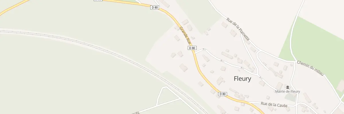 Plan du 14B Gr Grande Rue à Fleury