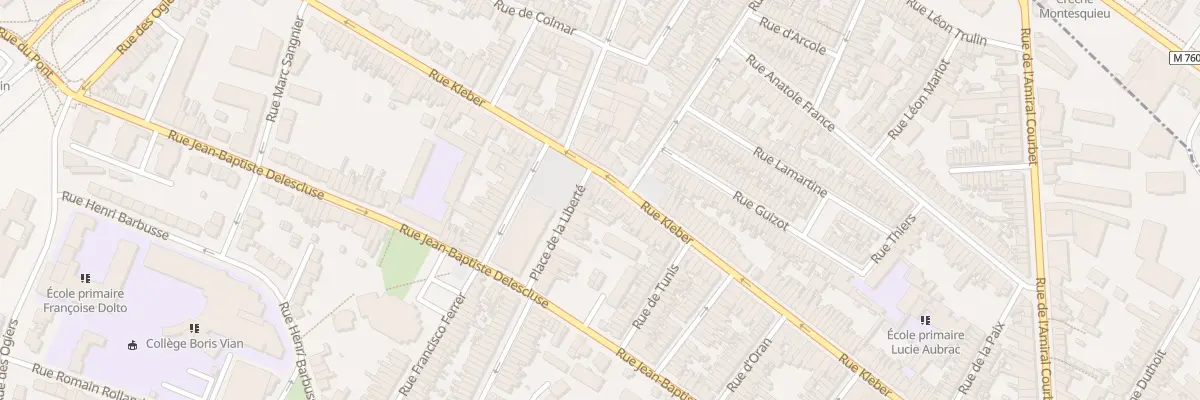 Plan du 151 Rue Kléber à Croix