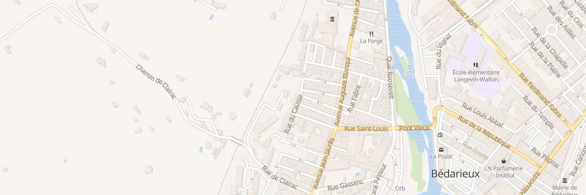 Plan du 17 Rue du Causse à Bédarieux