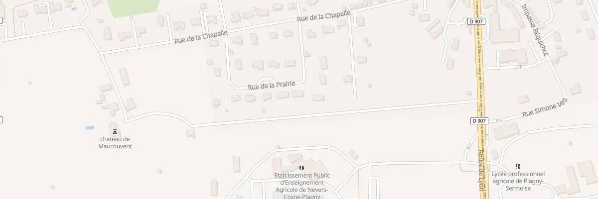 Plan du 7 Rue de la Prairie à Challuy
