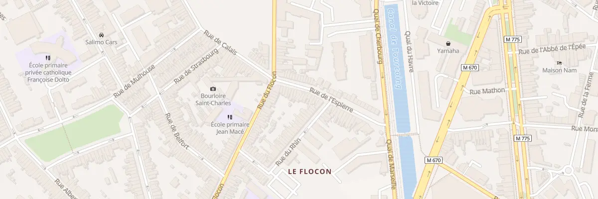 Plan du 16 Rue de l’ Espierre à Tourcoing