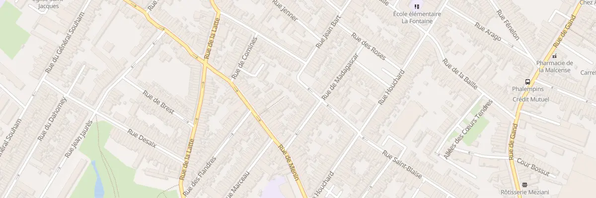 Plan du 119 Rue Saint Blaise à Tourcoing