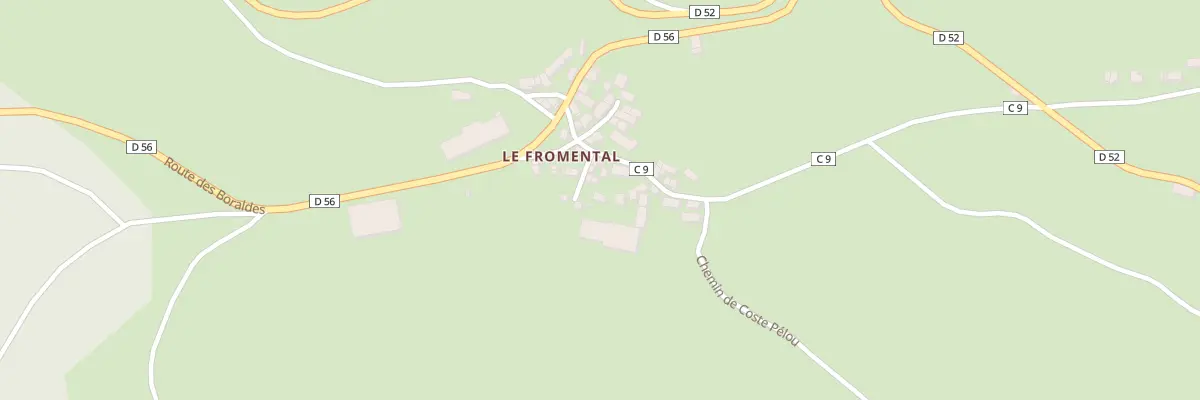 Plan du 5039 Le Fromental aux Salces