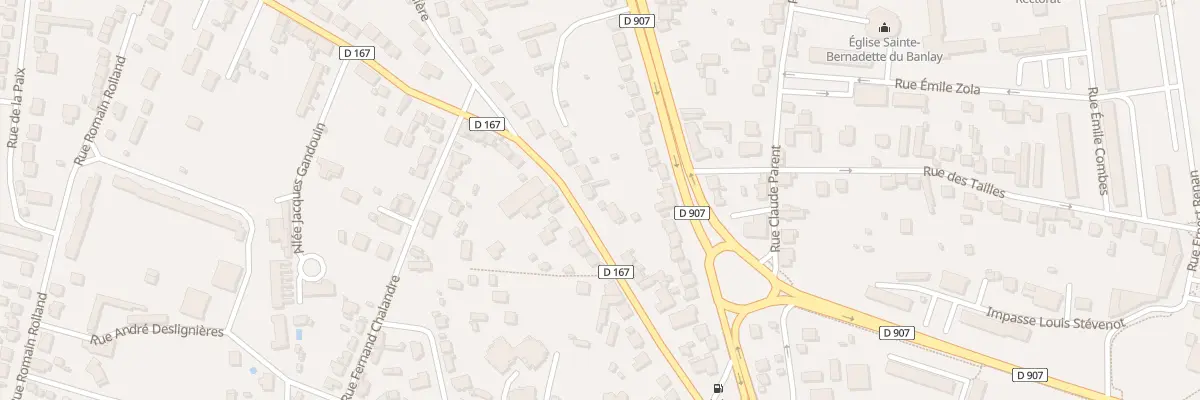 Plan du 16 Rue de Vauzelles à Nevers