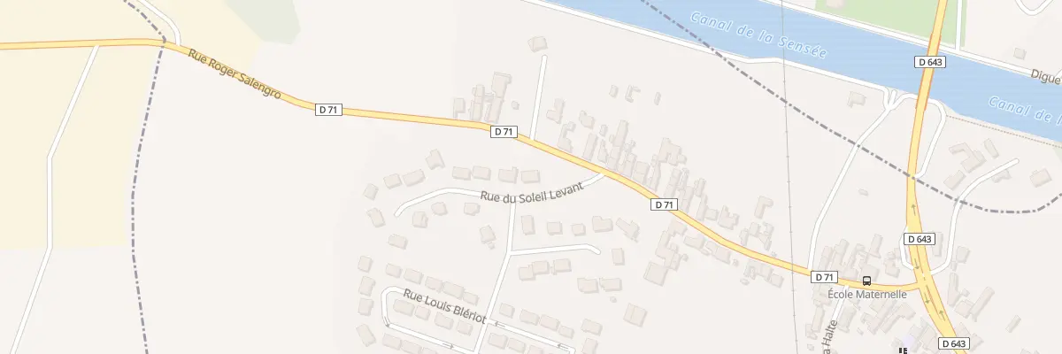Plan du 1 Rue du Soleil Levant à Aubencheul-au-Bac