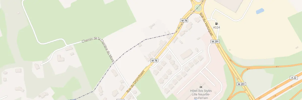 Plan du 65 Rue du Dronckaert à Neuville-en-Ferrain