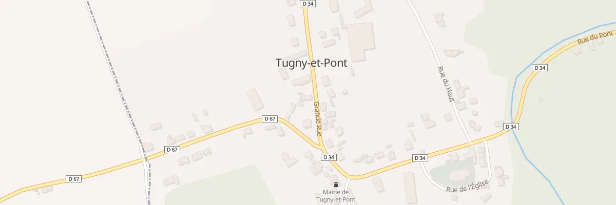 Plan du 21 Gr Gde Rue à Tugny-et-Pont