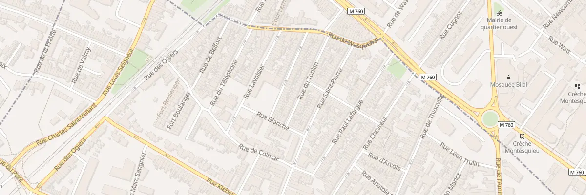 Plan du 44 Rue du Tonkin à Croix