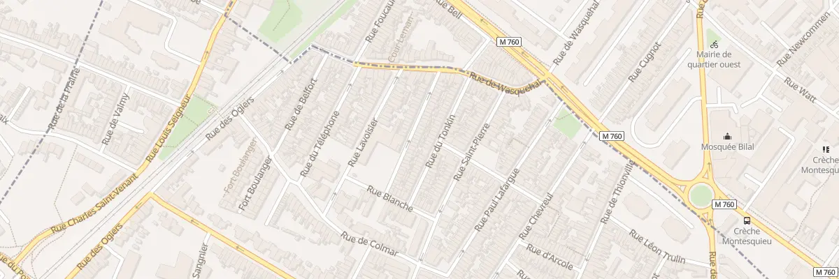 Plan du 33 Rue Saint-Jacques à Croix