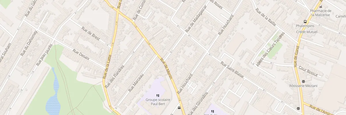 Plan du 4 Rue de Madagascar à Tourcoing