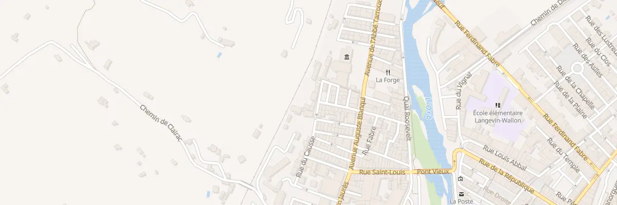 Plan du 9 Rue du Causse à Bédarieux