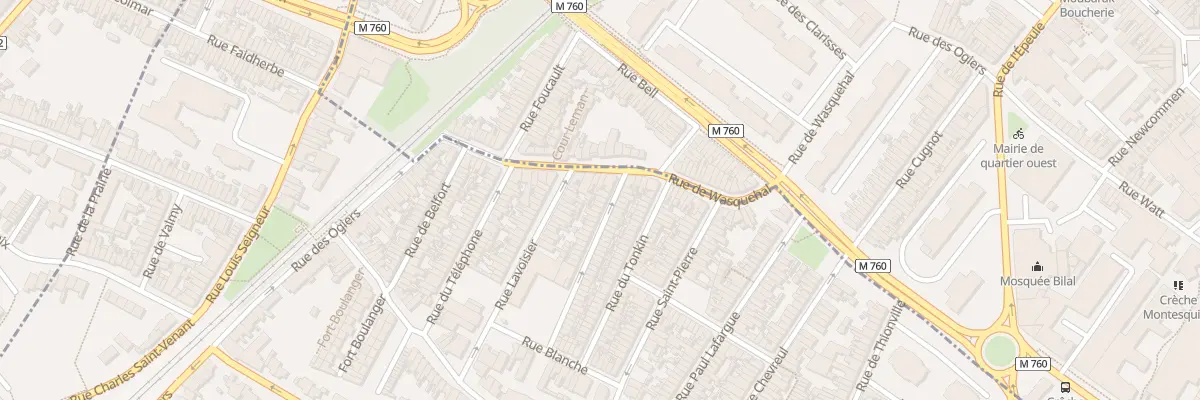 Plan du 2 Rue Saint-Jacques à Croix