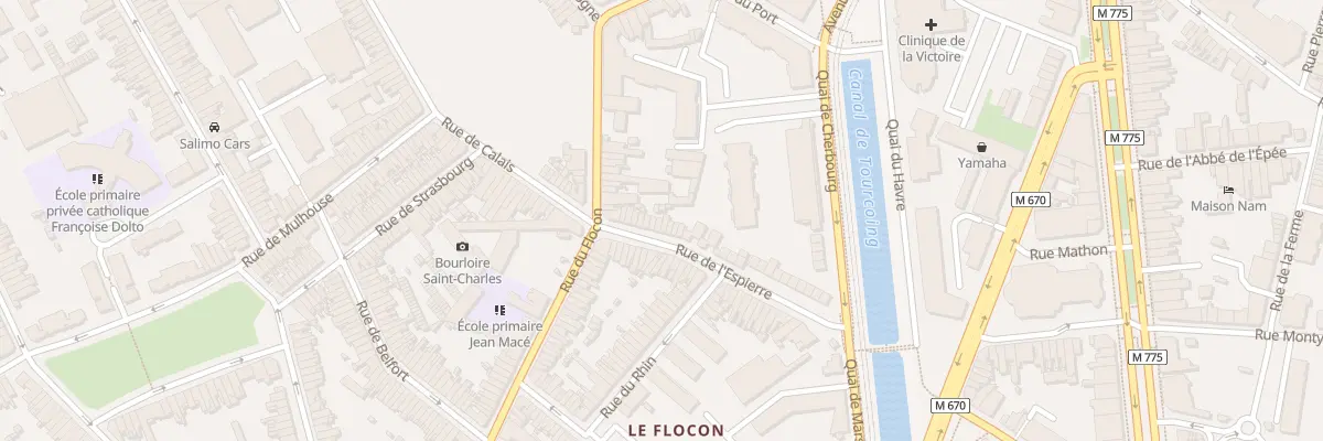 Plan du 13 Rue de l’ Espierre à Tourcoing