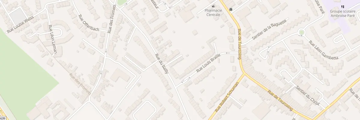 Plan du 554 Rue du Bailly à Neuville-en-Ferrain