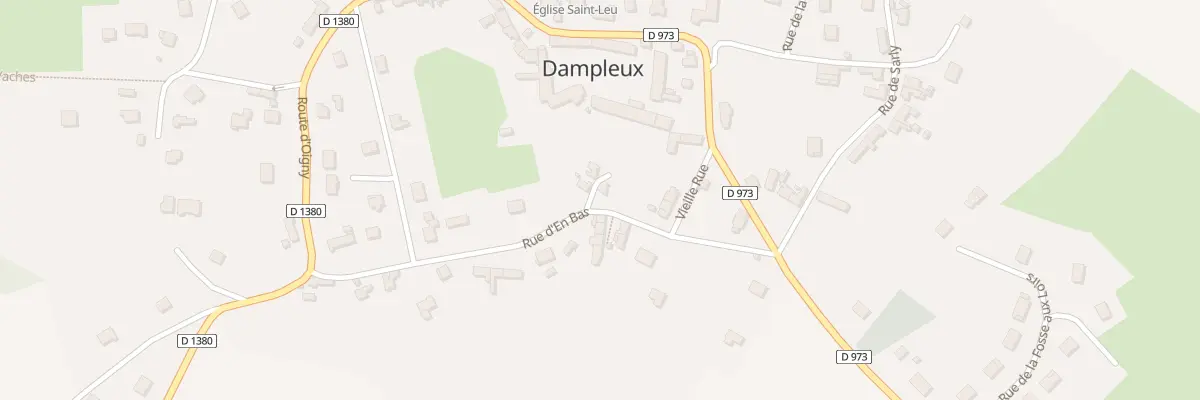 Plan du 1 Rle d’En-bas à Dampleux