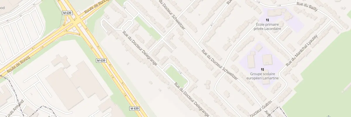 Plan du 23 Rue du Docteur Delegrange à Neuville-en-Ferrain